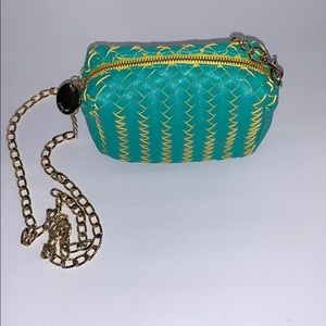 Deux Lux Braided Mini Crossbody Bag